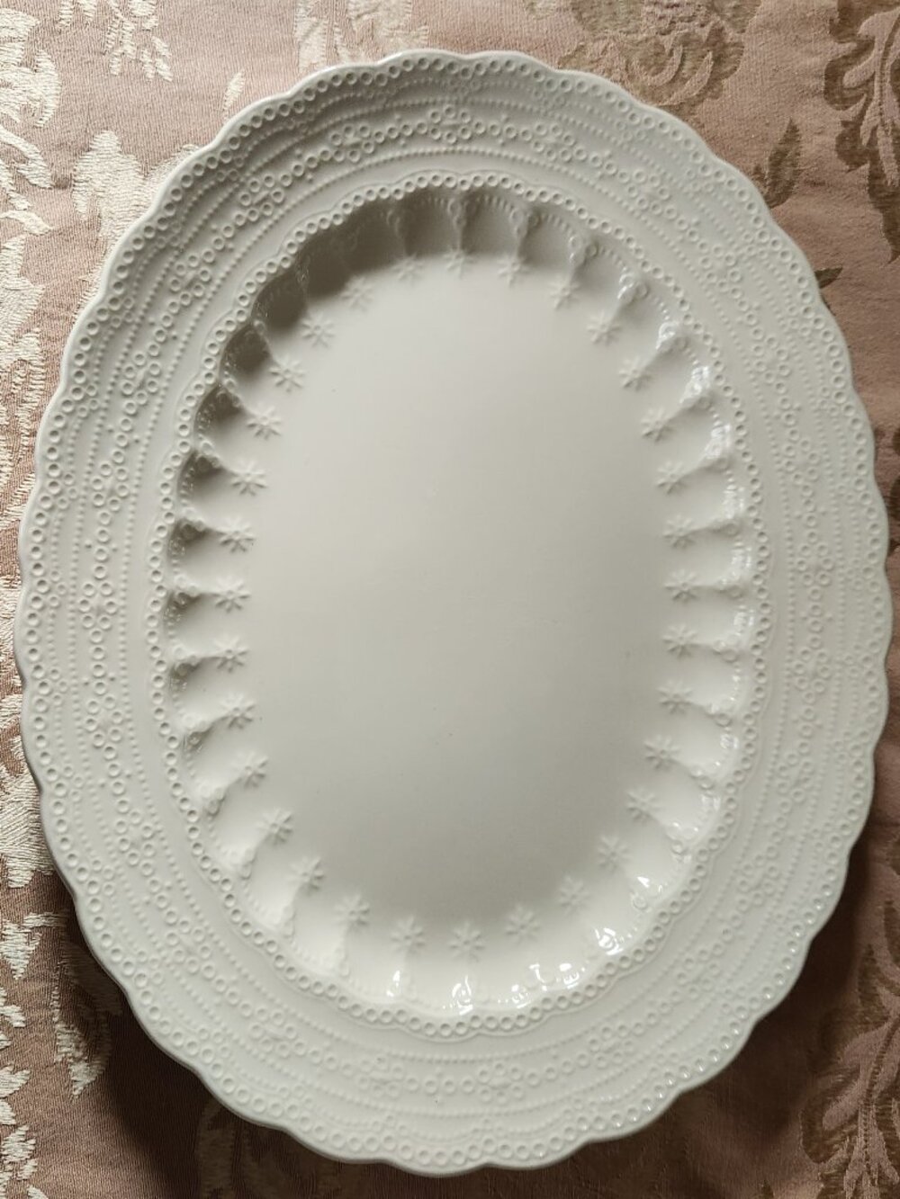 SPODE Jewel COPELAND ENGLAND 13" Oval Serving Platter ca. 1926-50 REGNo 70392